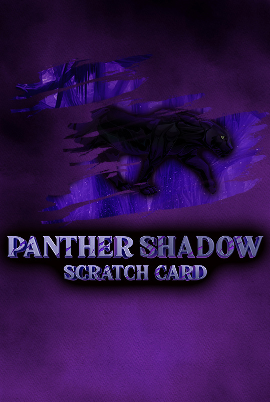 Panther Shadow Scratch Card