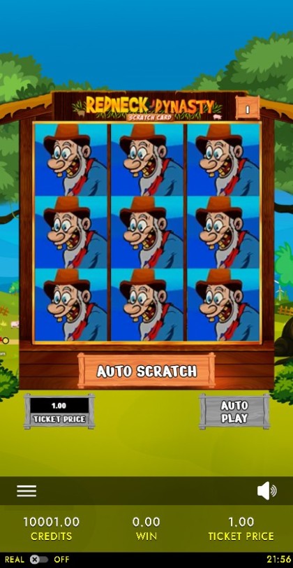 Redneck Dynasty Triple Jackpots Scratch Card mobile