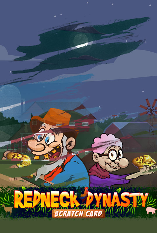 Redneck Dynasty Triple Jackpots Scratch Card