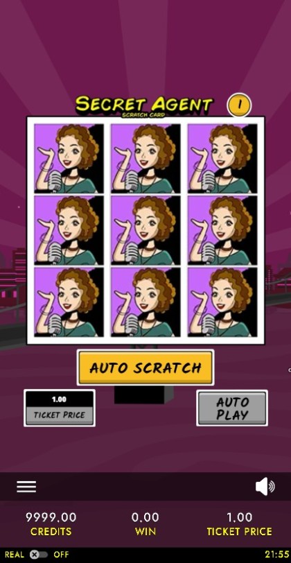 Secret Agent Triple Jackpot5 Scratch Card mobile