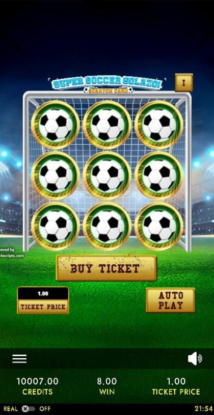 Super Soccer Golazo Scratch Card mobile