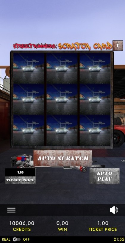 Street Runners - The burnout Scratch Card mobile