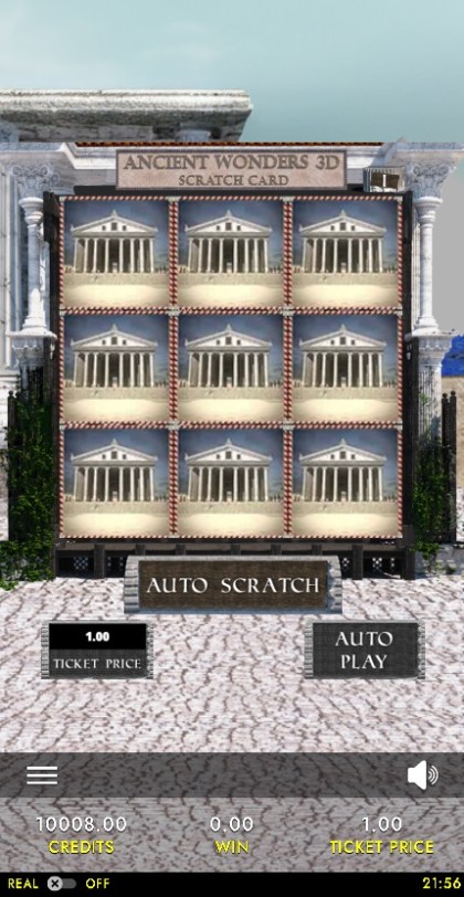 Ancient Wonders 3D Scratch Card mobile