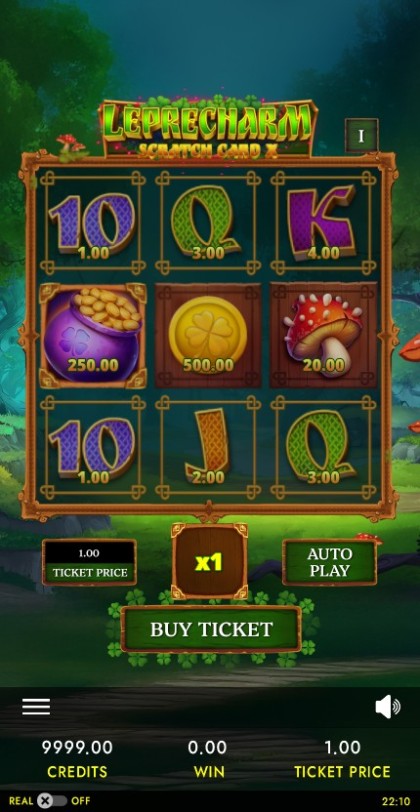 Leprecharm Scratch Card X mobile