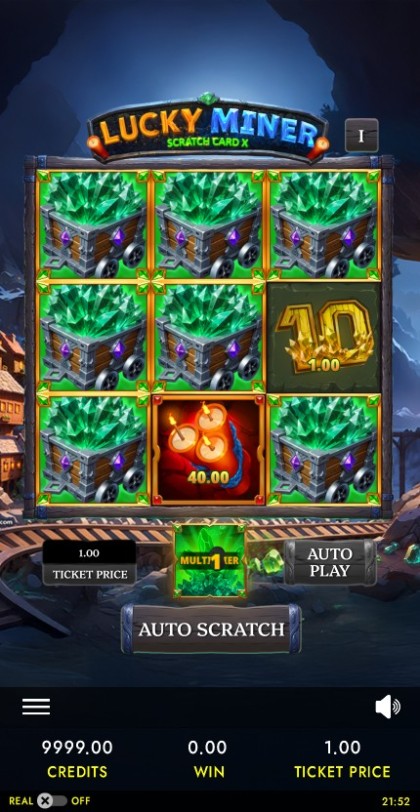Lucky Miner Scratch Card X mobile