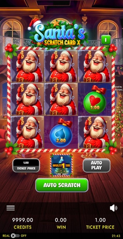 Santa Secret Scratch Card X mobile