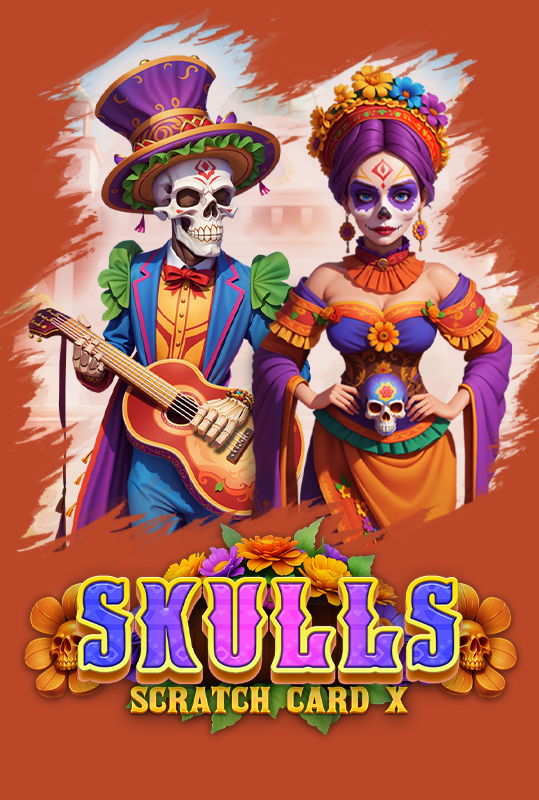 Skulls Scratch Card X