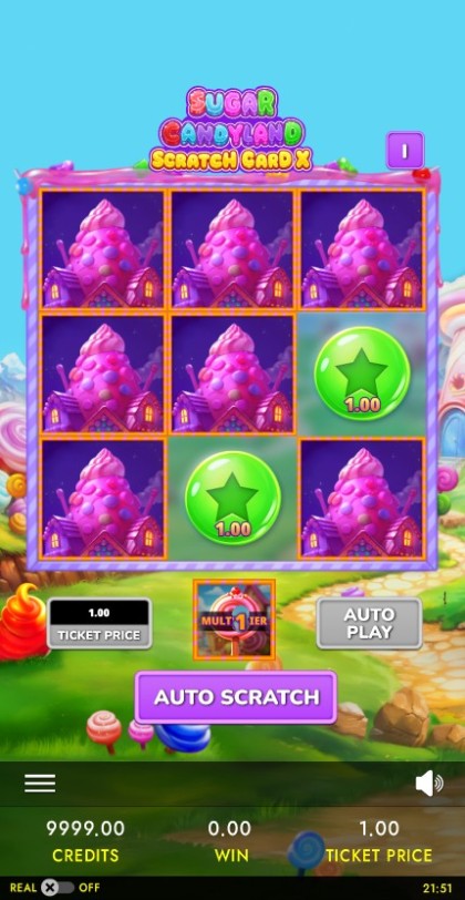 Sugar Candyland Scratch Card X mobile