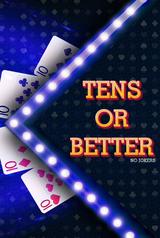 10s (Tens) or better Video Poker HTML5 Mobile and PC