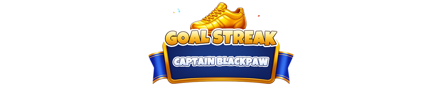Goal Streak: Captain Blackpaw logo